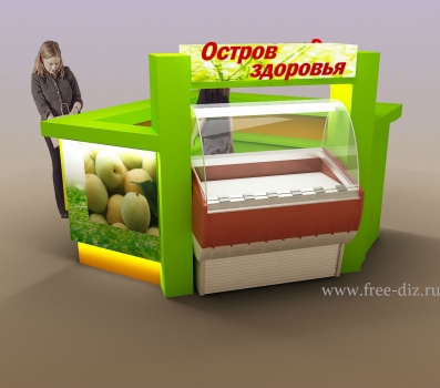 Островные торговые модули - Торговый островок